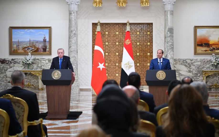 الرئيس السيسي: مصر الشريك التجاري الأول لتركيا في إفريقيا.. ونستهدف رفع التبادل التجاري إلى 15 مليار دولار
