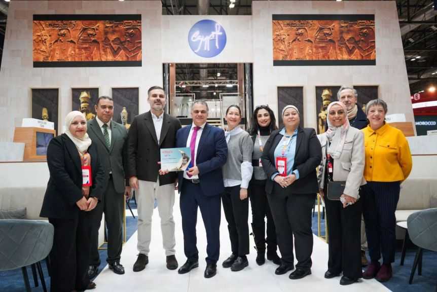 الجناح المصري يحصد جائزة الأفضل بمعرض ”FITUR” السياحي الدولي بمدريد