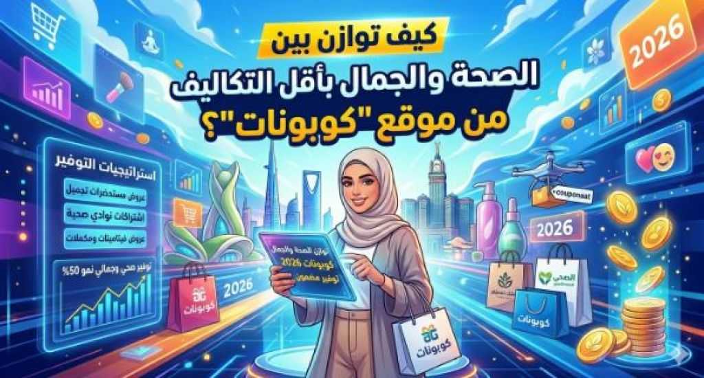 كيف توازن بين الصحة والجمال بأقل التكاليف من موقع couponaat؟