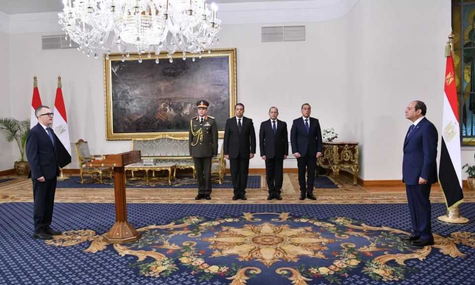 الوزراء الجدد يؤدون اليمين الدستورية أمام الرئيس السيسي| فيديو