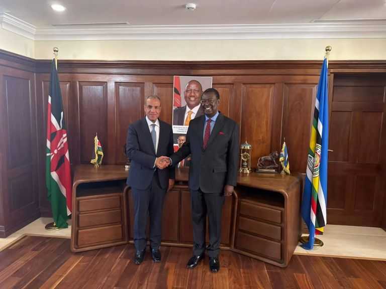 مصر وكينيا تبحثان تعزيز الاستثمارات والتبادل التجاري وتأسيس خط بحري مشترك