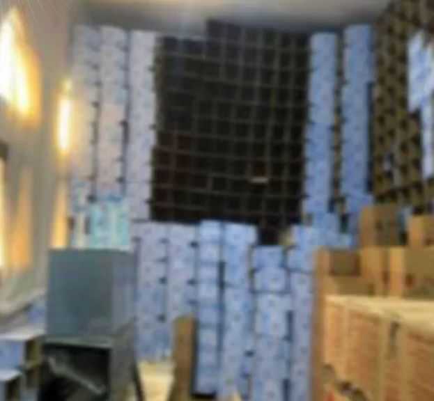 شرطة التموين ضبط 600 ألف عبوة مياه مدون عليها بيانات تجارية مقلدة