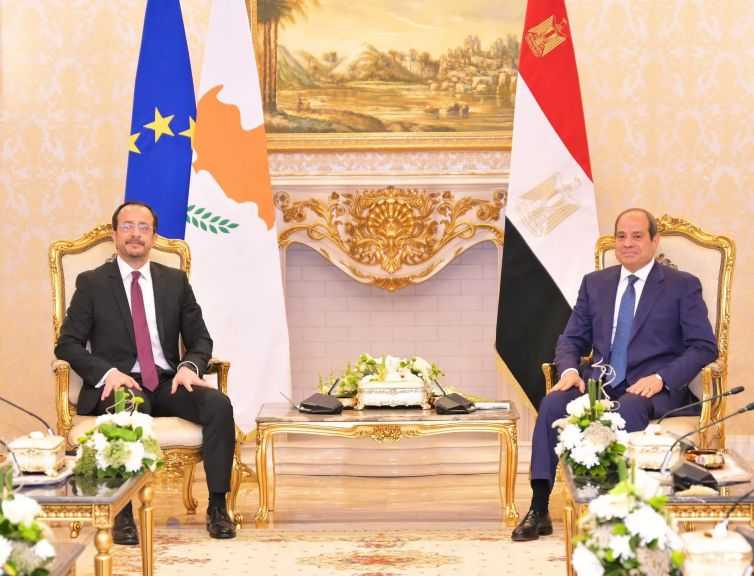 الرئيس السيسي: نتطلع إلى ترفيع العلاقات مع قبرص إلى مستوى الشراكة الاستراتيجية