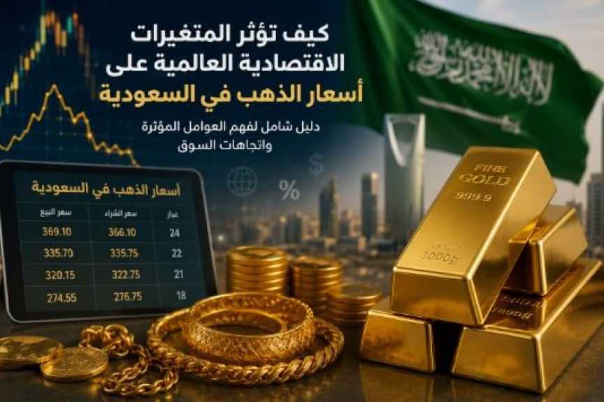 كيف تؤثر المتغيرات الاقتصادية العالمية على أسعار الذهب في السعودية