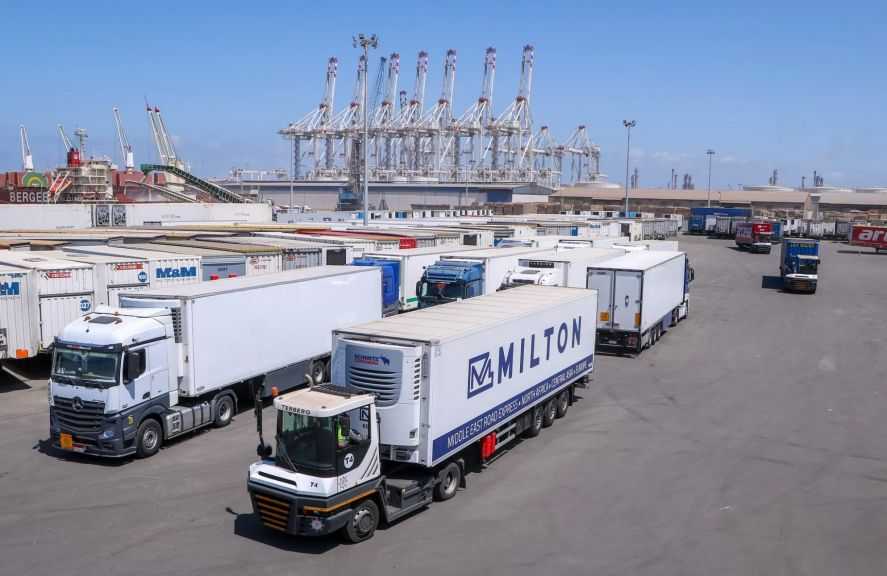 ميناء دمياط يستقبل 295 طنًا من البضائع من أوروبا متجهة إلى دول الخليج