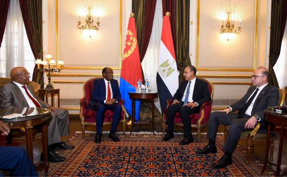 مصر وإريتريا تبحثان تعزيز العلاقات الاقتصادية والاستثمارية والتجارية والصناعية والتنموية