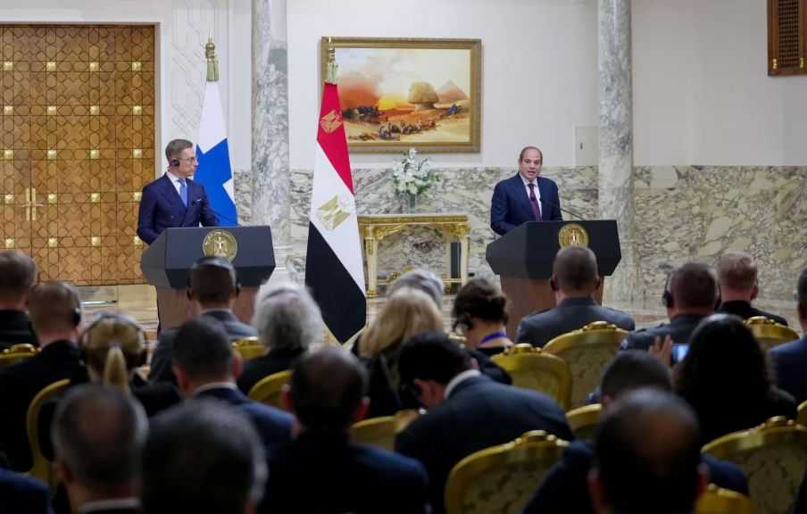 الرئيس السيسي يُثمن اصطحاب نظيره الفنلندي لوفد من رجال الأعمال لتعزيز العلاقات التجارية