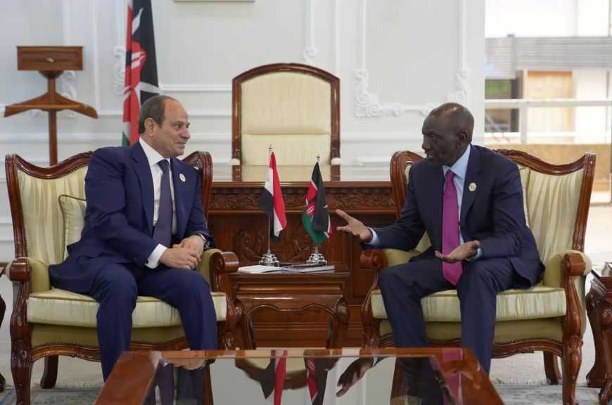 الرئيس السيسي: نتطلع إلى تعزيز التكامل الاقتصادي مع كينيا والاستفادة من الإمكانات الكبيرة للبلدين