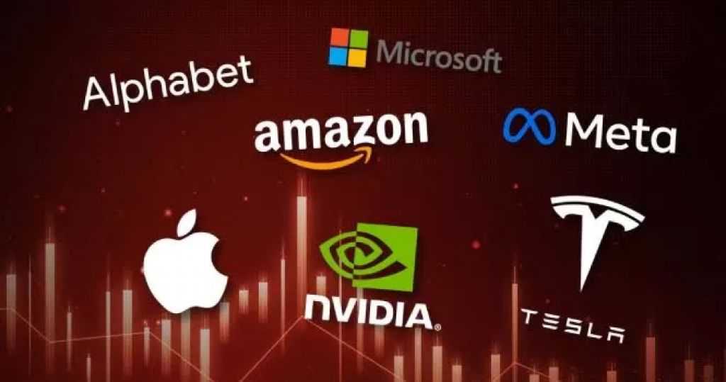 شركات العظماء السبعة تمحو تريليوني دولار من قيمتها السوقية في يونيو