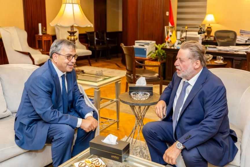 محافظ البنك المركزي يبحث مع نظيره التونسي التعاون المشترك بين الجانبين