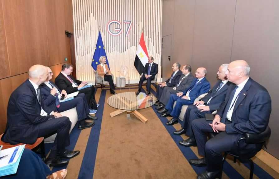 الرئيس السيسي: نتطلع إلى انعكاس تطوير بيئة الاستثمار على حجم أعمال الشركات الأوروبية في مصر