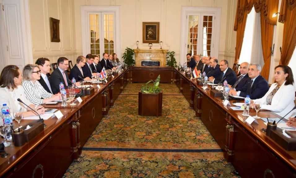 وزير الخارجية: نتطلع لزيادة حجم التبادل التجاري والاستثمارات البريطانية المباشرة في مصر