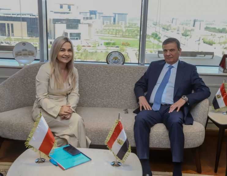 وزير الزراعة يُناقش مع وفد بولندي تسهيل حركة التجارة للمنتجات الزراعية وذات الأصل الحيواني
