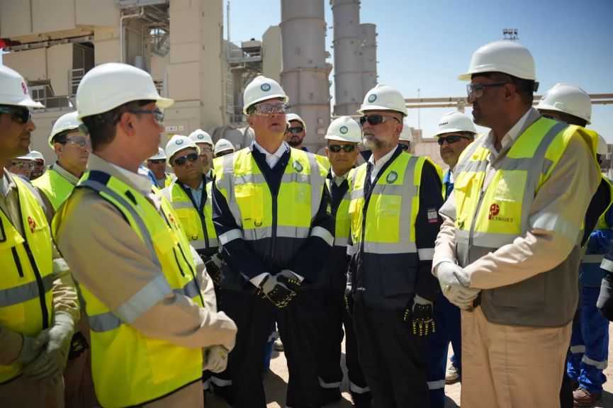 وزير البترول يُتابع تنفيذ مشروع استراتيجي لتطوير البنية التحتية لنقل الغاز بالأردن| صور