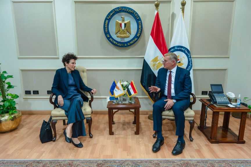 مصر وقبرص تبحثان تعزيز الشراكة بمجالي الغاز الطبيعي والتعدين