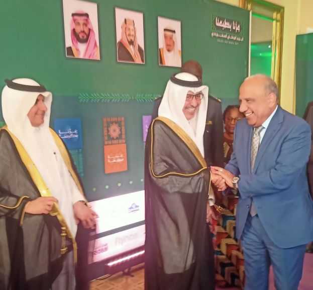 نائبا عن رئيس الوزراء.. وزير الكهرباء يشارك سفارة السعودية الاحتفال باليوم الوطنى