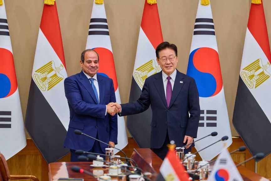 الرئيس السيسي: مصر وكوريا ترتقيان بالعلاقات الثنائية إلى مستوى الشراكة الاستراتيجية