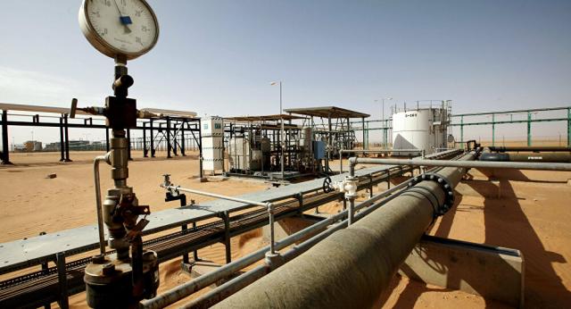 أحد حقول النفط الليبية