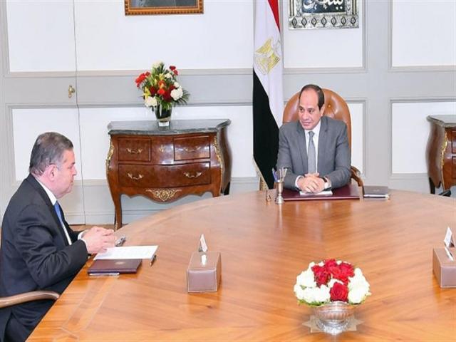 الرئيس عبد الفتاح السيسى - وزير قطاع الأعمال