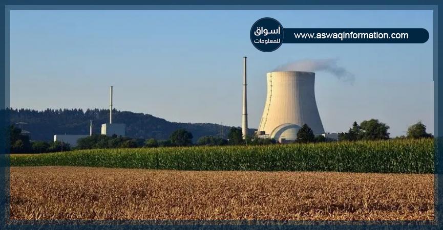 محطة طاقة نووية لاستخراج الكهرباء