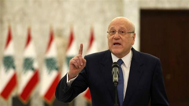 ”ميقاتي” يبحث مشروع الموازنة العامة للبنان للعام الجاري