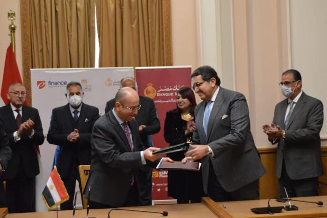  اتفاقية ثلاثية بين وزارة الخارجية وبنك مصر وشركة إي فاينانس