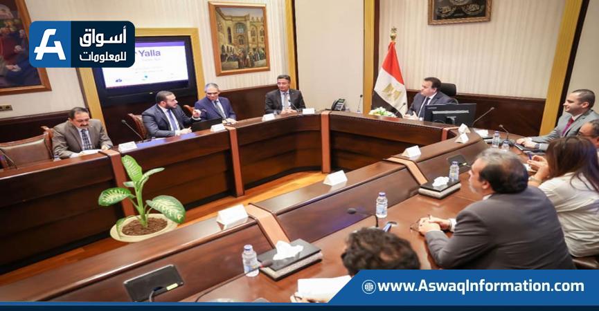 لقاء وزير التعليم العالي مع رئيس الهيئة القومية للبريد المصري