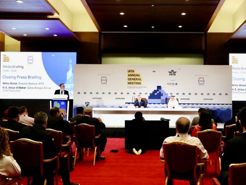 مؤتمر إياتا: ختام أعمال الجمعية العمومية الـ78 والقمة العالمية للنقل الجوي بالدوحة