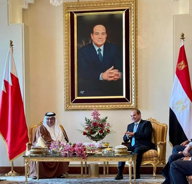 جانب من لقاء الرئيس السيسي مع الأمير سلمان
