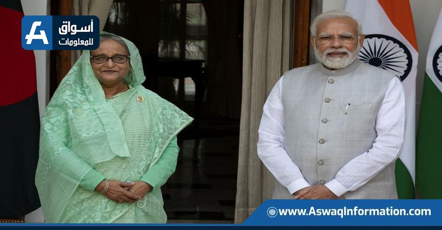 لقاء رئيس وزراء الهند وبنجلاديش