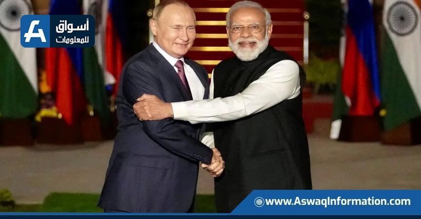 بوتين ورئيس وزراء الهند