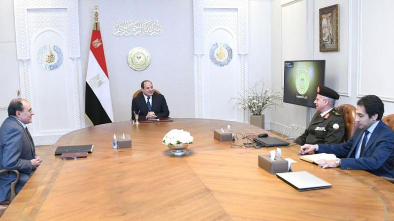 الرئيس عبد الفتاح السيسي يتابع الموقف التنفيذي لمشروعات الهيئة الهندسية على مستوى الجمهورية