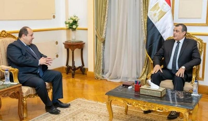 وزير الدولة للإنتاج الحربي يستقبل سفير مصر بكرواتيا