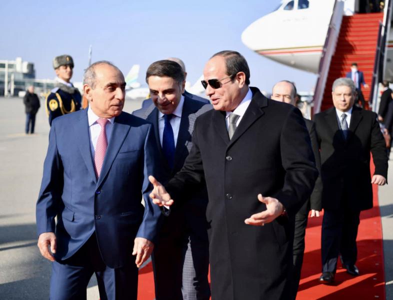 الرئيس عبد الفتاح السيسي في أذربيجان