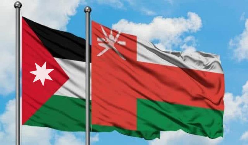 علم سلطنة عمان و العلم الأردني