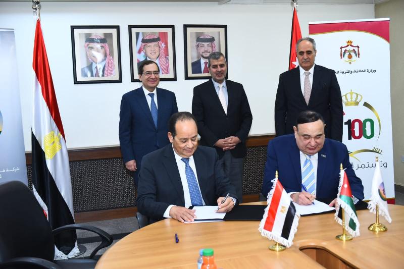  بروتوكول تعاون بين مصر والأردن في الغاز الطبيعي