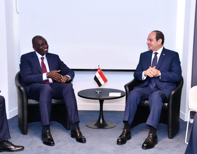 الرئيس الكيني يتطلع إلى زيادة حجم التبادل التجاري مع مصر
