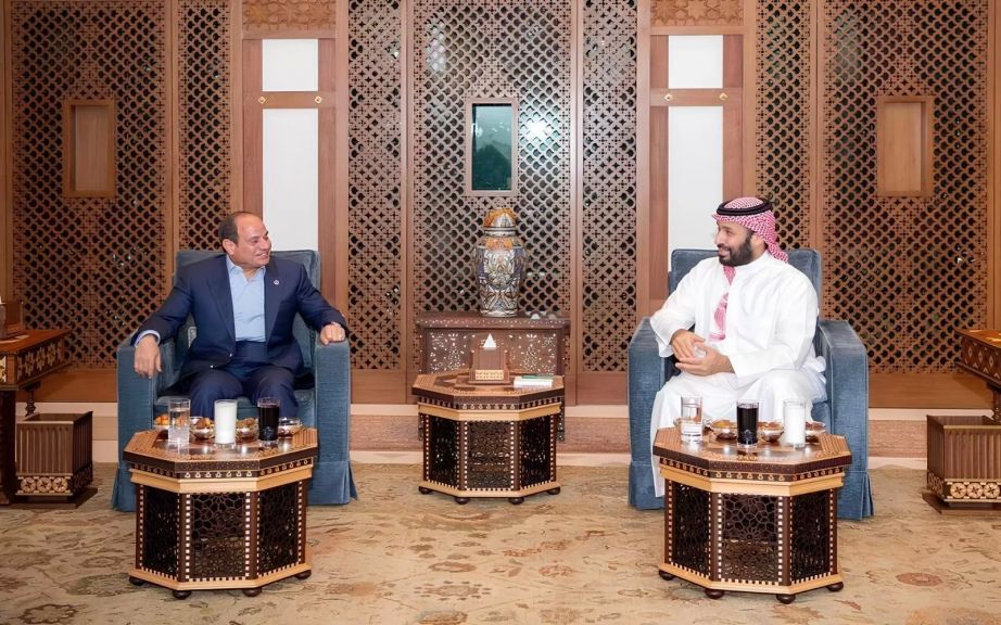 الرئيس السيسي وولي العهد السعودي