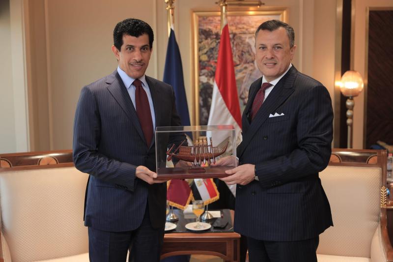 وزير السياحة وسفير قطر بالقاهرة