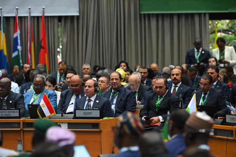الرئيس السيسي خلال مشاركته في قمة نيروبي