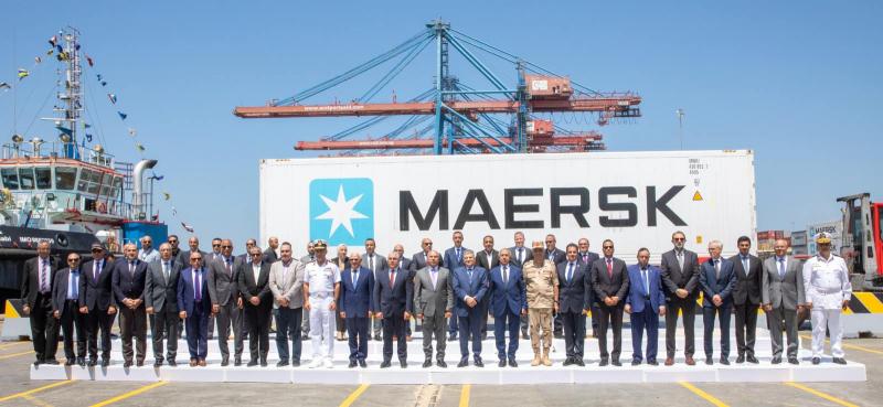 ميرسك: ملتزمون باستثمار مباشر بقيمة 500 مليون دولار في ميناء شرق بورسعيد