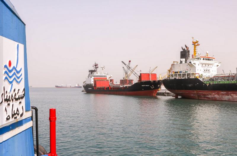 ميناء دمياط يستقبل 55523 طنًا من البضائع