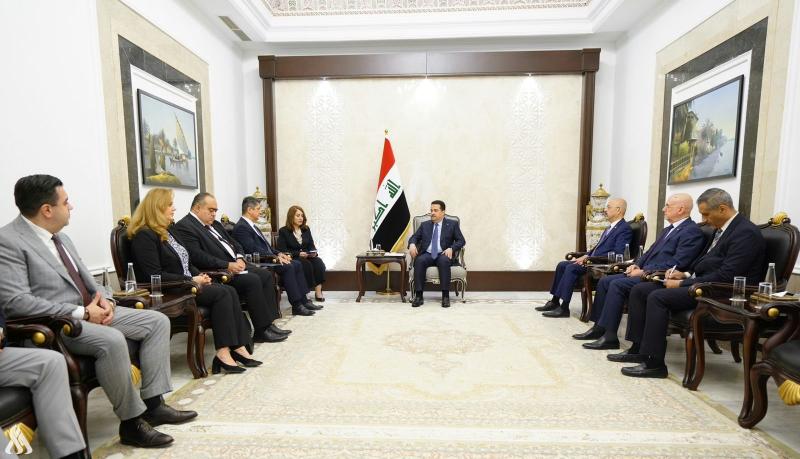  رئيس مجلس الوزراء العراقي ووفد مجلس الشيوخ الروماني