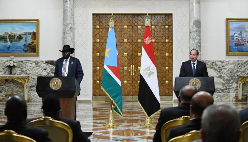 السيسي: إرادة سياسية مشتركة لتعزيز الشراكة الاستراتيجية مع جنوب السودان