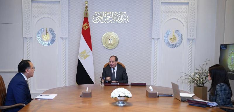 الرئيس السيسي يتابع التعاون الجاري بين مصر ومؤسسات التمويل التنموية الدولية