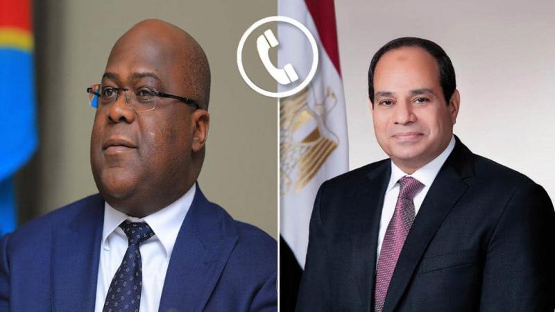 رئيسا مصر والكونغو