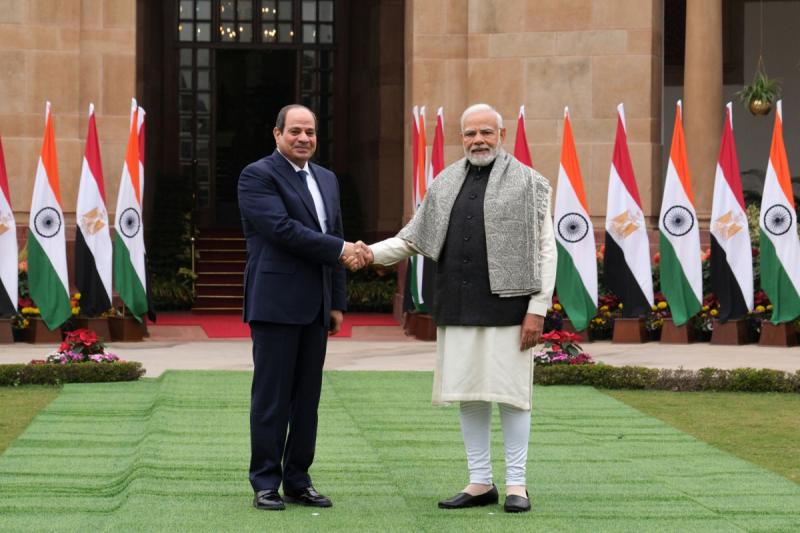 رئيس وزراء الهند يتطلع للعمل مع الرئيس السيسي لتعميق الشراكة الاستراتيجية