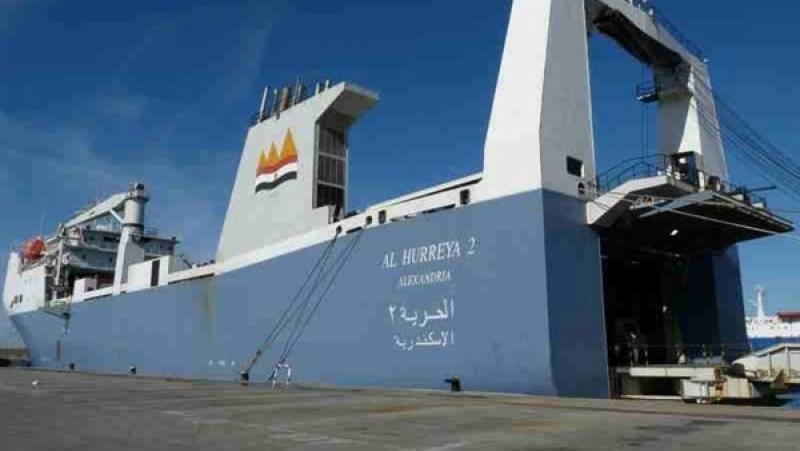 ميناء بورتوفيق يستقبل 580 سيارة قادمة من جدة