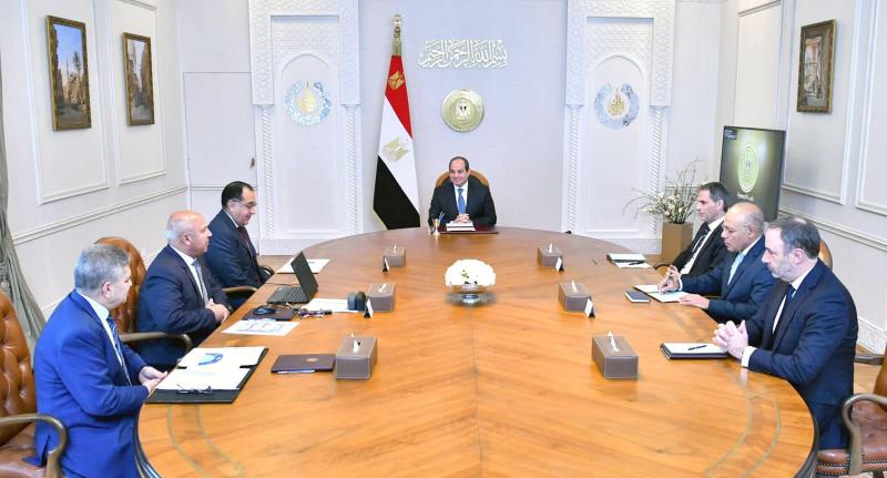 ”CMA CGM” تطلع الرئيس السيسي على مشروعاتها في مصر بمجال المواني