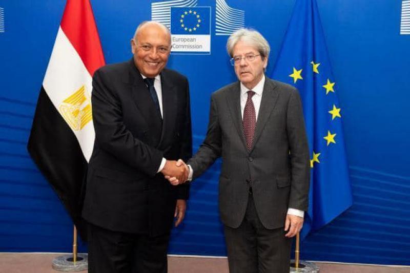 وزير الخارجية يبحث زيادة الاستثمارات الأوروبية في مصر